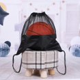 thumbnail image 4 of 2 Pack Ball Net Basketball Bag Ball Bag Nylon Mesh Bag with Shoulder Strap Portable Ball Bag Soccer Bag Mesh Sports Ball Bag Ball Bag for Basketball S, 4 of 5