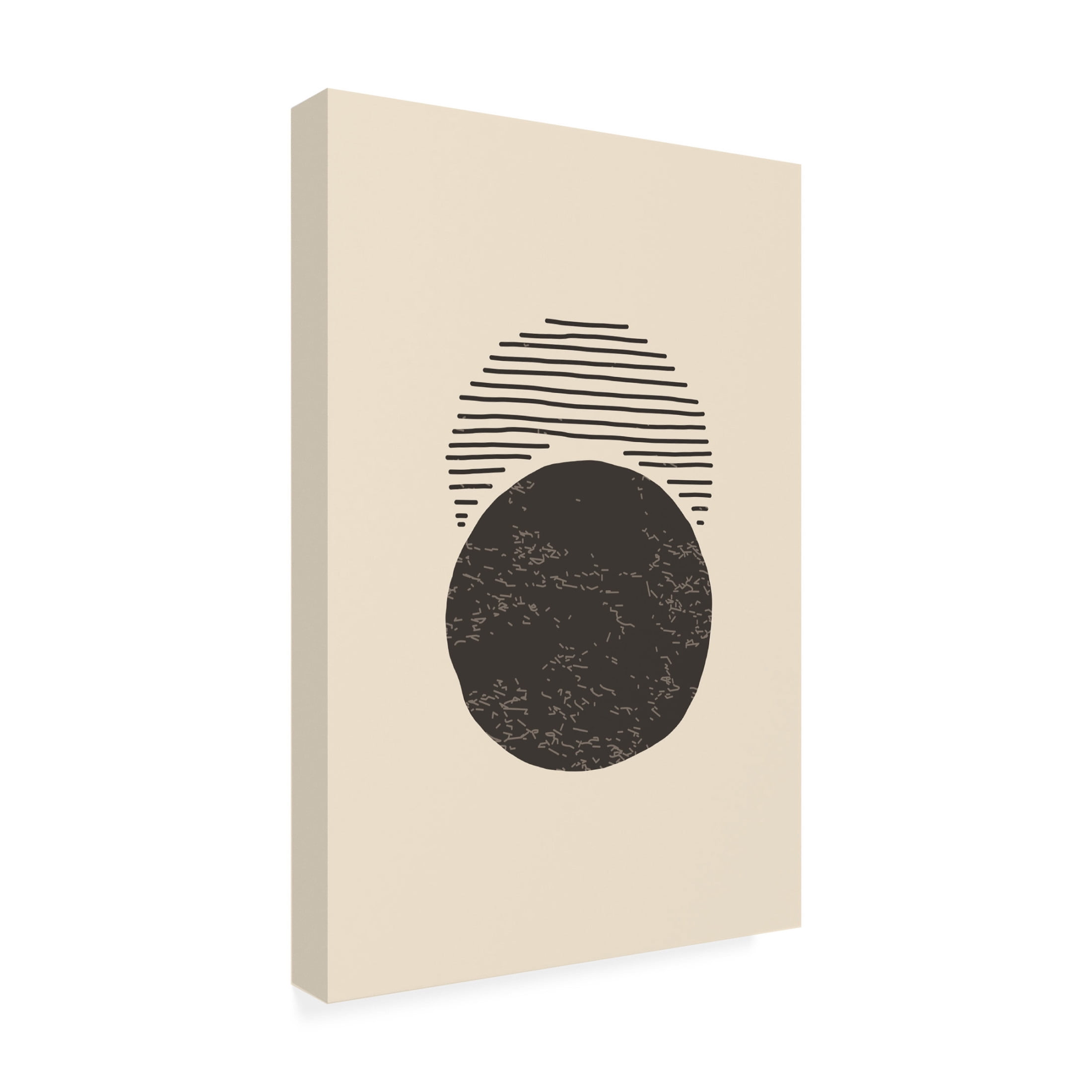 Trademark Fine Art jay stanley Boho Sun and Moon 2 Canvas Wall Art