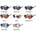 thumbnail image 2 of Fashion Sun Glasses Sun Glasses Fashion Rimless Oversized Sunglasses Women Men Rivet Pilot Big Frame Sun Glasses Trend Gog, 2 of 2