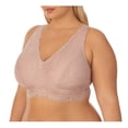 thumbnail image 6 of DreamFit Underwear for Women Plus Size Full Coverage Wireless Lace Bralette with Adjustable Convertible Wide Straps, 6 of 6