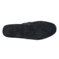 thumbnail image 4 of Pamir Men's Genuine Leather Scuff Slippers with Memory Foam Insole and Leather Outsole Size US 10 Wide Width Black, 4 of 9