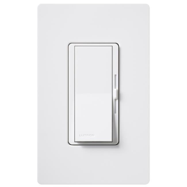 Lutron Electronics DVWCL153PHWH White Single Pole Or 3 Way CFLLED