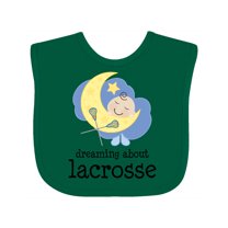 Inktastic Lacrosse Baby Dream About Boys or Girls Baby Bib