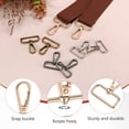 thumbnail image 4 of Uxcell Ganchos de Garra de Langosta [10pcs] - Gancho de Disparo Giratorio de Aleación de Zinc para Fabricación de Llaveros y Manualidades de Bricolaje - [Oro Claro - 2 x 1.6 IN], 4 of 6