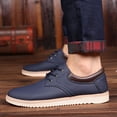 thumbnail image 3 of Zapatos de trabajo impermeables y antideslizantes de cuero con punta grande, zapatos de trabajo para hombres, zapatos casuales, zapatos de hombre coreanos, zapatos de moda de primavera, zapatos de, 3 of 6
