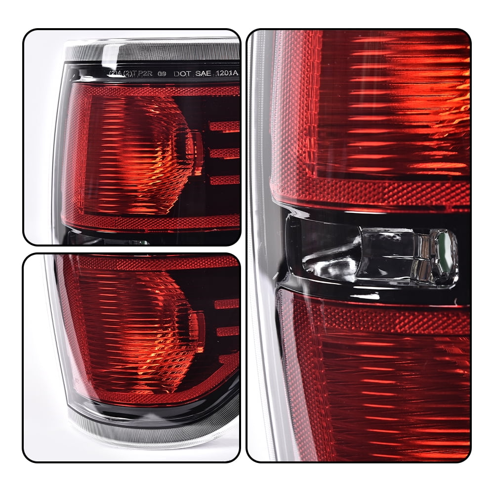 Tail Lights Rear Lamp Left & Right Fit for 2009-2014 Ford F150 Tail Lamps