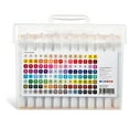 KINGART® PRO DoubleEnded Art Alcohol Markers, 120 Colors with Both Fine & Chisel Tips and