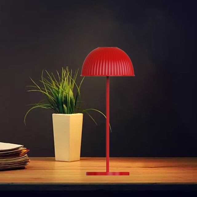 Lámpara de escritorio LED perfecl Luz de mesita de noche Rojo