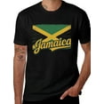 thumbnail image 2 of T-shirt Jamaican Pattern  Soft Cotton Adult Heat-Transfer Graphic T-Shirt - 180g Breathable Fabric, Unisex Summer Casual Wear with Durable Heat-Printed Design, 2 of 10