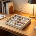 thumbnail image 4 of 8-Slot Velvet Eyeglass Storage Tray - Sunglass Display Organizer for Drawer, Counter, Cabinet, 4 of 6