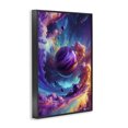 thumbnail image 2 of Stupell Industries Contemporary Surreal Planets with Chromatic Clouds Black Framed Giclee Art, 12 x 18, by Wumples, 2 of 7