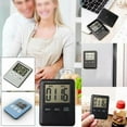 thumbnail image 3 of PENGXIANG Digital Bathroom Shower Wall Clock Timer with Alarm  Waterproof for Water Spray  Touch Screen Timer  Temperature Humidity Display with Suction Cup Hanging Hole, 3 of 8