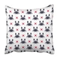 thumbnail image 1 of BSDHOME Blue Abstract Maritime Mood Nautical Pattern with Crabs Red Animal Beach Color Cute Pillowcase 18x18 inch, 1 of 1