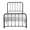 thumbnail image 1 of Lexicon Larkspur Twin Metal Platform Bed in Dark Bronze, 1 of 8
