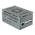 thumbnail image 1 of Aluminum Case For Raspberry Pi 5, With 4010 Pwm Fan And Copper Heatsinks , Support X1000/x1001/x1003/n04/n05, 1 of 5