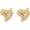 Gold, variant on Silver Heart Earrings Stud Earrings for Women 14K Gold Plated Trendy Cubic Zirconia Bling Jewelry Valentines Day Earrings Mothers Day Gifts Hip Hop Jewelry