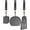 Mixed 3 Pack, variant on XIMEI Silicone Pancake Spatula Turner Set of 2, 600°F Heat Resistant for Nonstick Cookware, Large Kitchen Utensils BPA Free, for Egg/Pancake/Fish/Burger