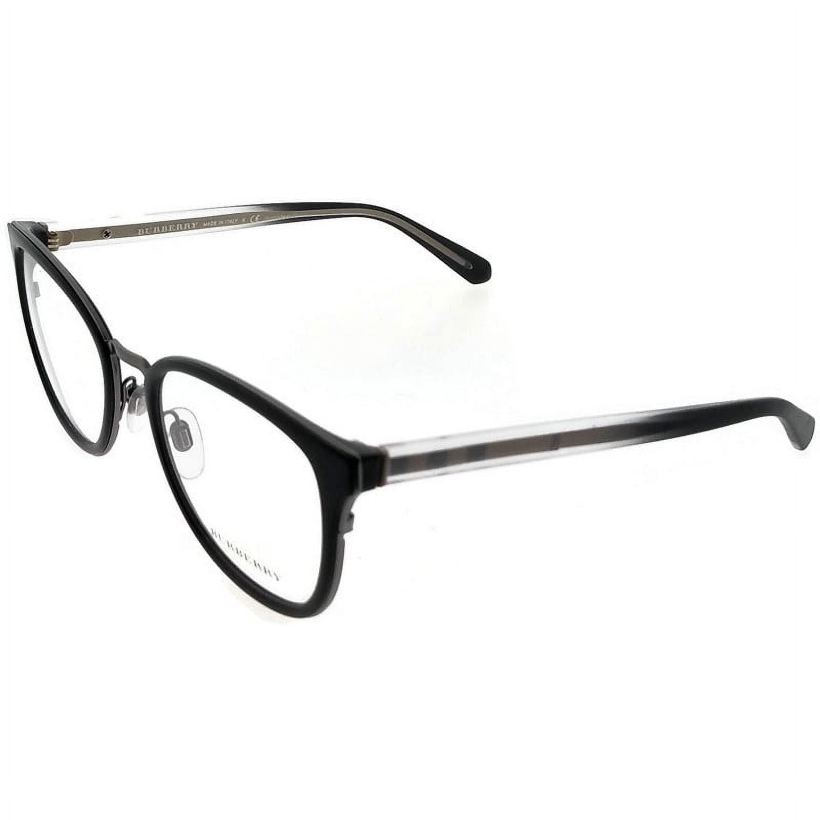 Burberry EYEGLASSES BE2256-3001-53 New with case Burberry BE2256 3001 Rectangle Black Unisex Eyeglasses 53mm  main image 3
