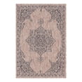 thumbnail image 3 of Unique Loom Outdoor Traditional Collection Area Rug - Antique (4' 1" x 6' 1" Rectangle Beige/Black), 3 of 7