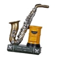 thumbnail image 2 of Portalápices vintage para violín o saxofón. Porta lapices amarillo Saxofón de bronce_ 8cm, 2 of 7