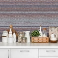 thumbnail image 2 of UMIGGEE Faux Grass Cloth Multicolor Wallpaper Peel and Stick Wallpaper 17.3-in x 118-in Self-Adhesive Removable Contact Paper for Furniture, 2 of 8