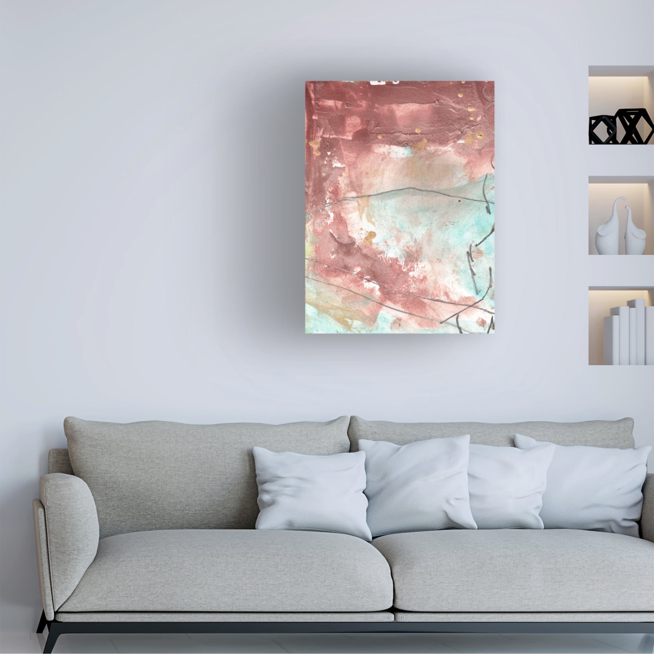 Canvas Wall Art - Deb Chaney 'Becoming Ii Of Ii' Wall Art for Living Room, Bedroom, or Office Décor by Trademark Fine Art - 18 x 24 Inches