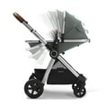thumbnail image 4 of Mompush Ultimate2 Baby Stroller with Reversible Seat and Telescopic Handle, Silver, 25LB, Unisex, 4 of 7