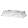 thumbnail image 2 of Cal-Mil 329-13 Standard Cover with Long Hinge, Clear, 2 of 3