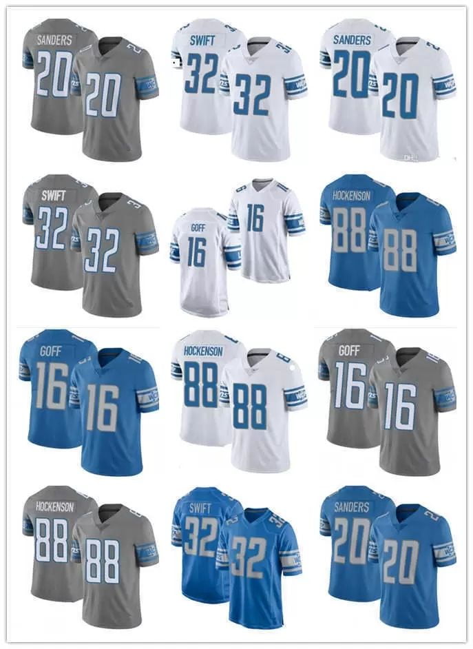 goff lions jersey