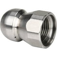 thumbnail image 3 of Tool Daily Stainless Steel Fixed Sewer Jet Nozzle, Button Nose 3/8 Inch Female 4.0 Orifice, 4000 Psii, 3 of 5