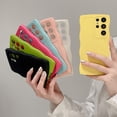 thumbnail image 7 of Wavy Shape Design for Samsung Galaxy S25 Edge Back Cover, Men Women Boys Girls Liquid Silicone Shockproof Anti-Scratch Anti-Fingerprint Non-Slip Lightweight Protective Slim Fit Case, Green, 7 of 7