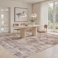 thumbnail image 3 of UERMEI Area Rug for Living Room: 5x7 Thickened Washable Neutral Abstract Modern Soft Rugs Non Slip Indoor Floor Stain Resistant Carpet for Bedroom Dining Room Office Nurserys - Red Brown, 3 of 8