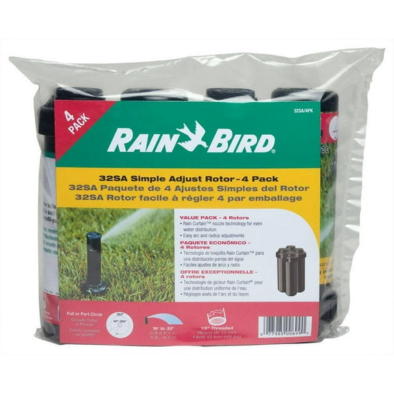 Rain Bird 4" Sprinkler Heads, Adjustable Flow