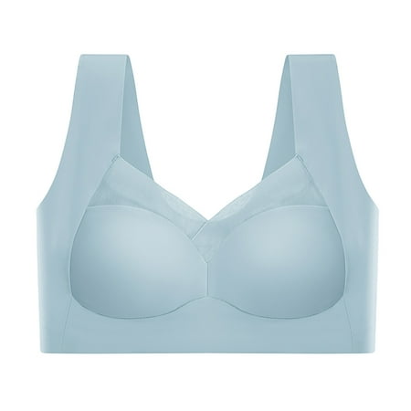 Deals of Today Clearance Abomasnow Sports Bra for Women Sexy Wireless Push Up Lace Tank Top Bra Seamless Comfortable Full-Coverage Stretch T-Shirt Bra