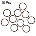 thumbnail image 2 of Fluorine Rubber O-Rings 22mm OD 18mm ID 2mm Width FKM Seal Gasket, Brown 10pcs, 2 of 3
