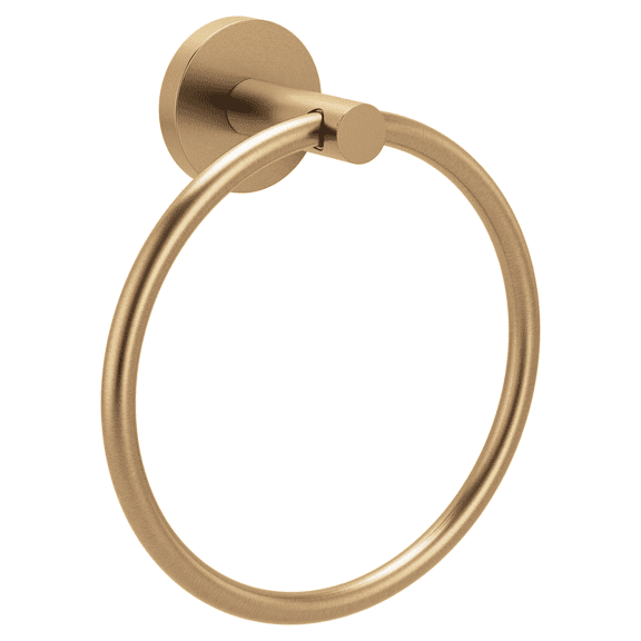 Moen Y5785BZG Arlys 6-5/16" Wall Mounted Towel Ring - Bronzed Gold
