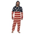 thumbnail image 2 of Prestigez Combinaison une Pièce à Capuche pour Homme Style Américain Pyjama Tenue d'Intérieur, 2 of 4