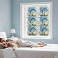 thumbnail image 3 of Blue Coastal Starfish Window Privacy Film, Vintage Wooden Nautical Coral Summer Static Cling UV Sun Blocking Tint Film Heat Control Windows Films for Bedroom Bathroom, Window Stickers 17.7"x39.3", 3 of 7