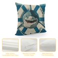 thumbnail image 4 of Orinice Shark Life Buoy Printed   Pillow Shams Basic Style Washed Pillow Case Pillowcases Set   22x22in, 4 of 5