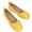 Yellow, variant on CHICVOMEY Flat for Women Graceful Classic Soft Insole Slip On Low Top Women’s Flats for Daily Vacation Formal Office Commute