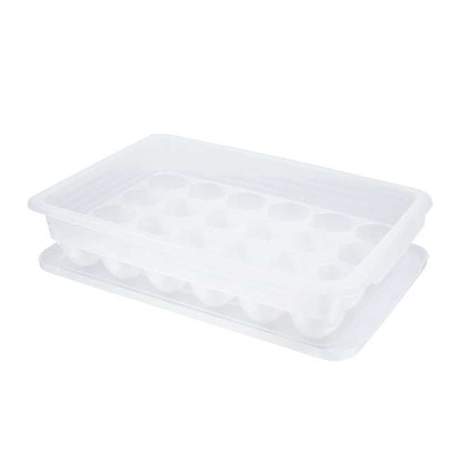 NUOLUX 1Ud Caja Para Huevos Durable Para Almacenamiento Seguro En Refrigerador Con Compartimentos