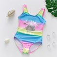 thumbnail image 1 of Traje de baño para niñas de 2 a 12 años, nuevo traje de baño para niñas, traje de baño de una pieza para niños, traje de baño para niñas, adolescentes, niños, Beachewear-ST9030MIX Tan Jianjun unisex, 1 of 2