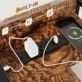 thumbnail image 2 of Commode Intelligente avec 11 Tiroirs en Tissu - Station de Recharge Intégrée (Sans Fil/USB), Éclairage DEL RVB Contrôlé par Application - Armoire de Rangement Industrielle Haute, Conception Anti-Basculement pour Chambre, Salon, Garde-Robe, 2 of 8