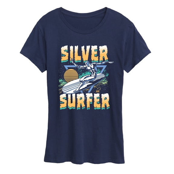 Fantastic Four - Silver Surfer 80s Women's Short Sleeve Graphic T-Shirt