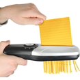 thumbnail image 1 of Electric Document Shredder - Portable/Compact - Paper Shredder - Fast Cut - Power Supply: Battery/USB - 26 x 8 CM - Gray & Black, 1 of 5