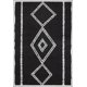 thumbnail image 1 of Alfombra rectangular Momeni Monaco Collection Color - Negro, Tamaño - 2 'X 3' Momeni MONACMOA-7BLK2030, 1 of 2