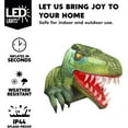 thumbnail image 4 of Joyfy 3.6 ft Animated Halloween Inflatable Dinosaur Decoration,Trunk or Treat Car Decorations Kit Dinosaur with Built-in LED Light for Halloween Party Indoor,Outdoor,Yard,Garden Decor, 4 of 9