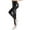 Black [European version] without velvet -2XL - (single strip -205g weight), variant on Large size PU leather pants for women, high elasticity solid color bright black high waisted leggings, sexy hip lifting tight leather pants