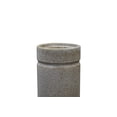 thumbnail image 3 of Creative Co-Op Small Green & Brown Speckled Stoneware Jar with Bamboo Lid, 3 of 5