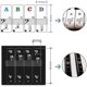 thumbnail image 2 of Detachable Piano Keyboard Sticker, 49/61/54/88 Keys Music Keyboard Sticker For Beginners To Learn Piano--, 2 of 3